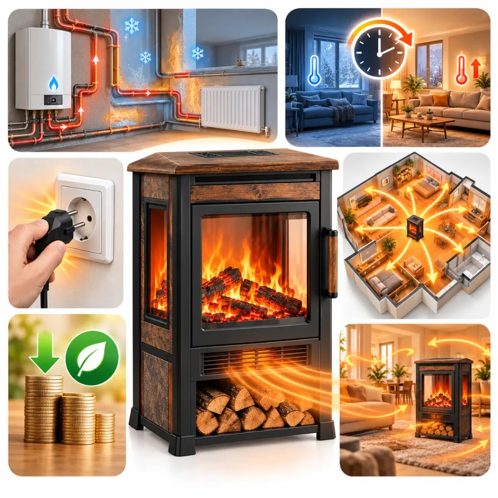 Thermora™ ogreje dom do 110 m² — primerjava s kotlom in radiatorji